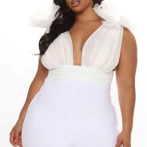 Fashion Nova Editorial Bandage Jumpsuit
